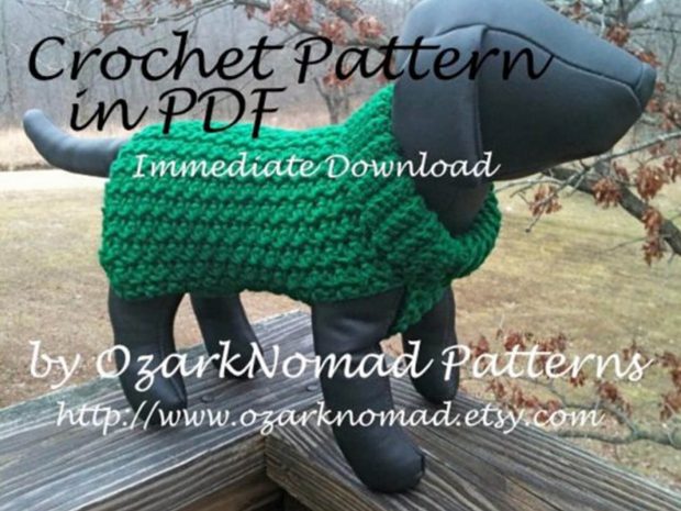 Cozy Crochet Dog Sweater Pattern By Ozarknomad