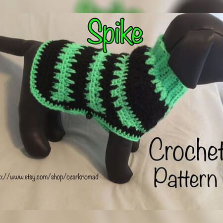 Crochet Small Dog Sweater Patterns By Ozarknomad