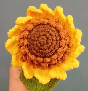 Free crochet pattern sunflower