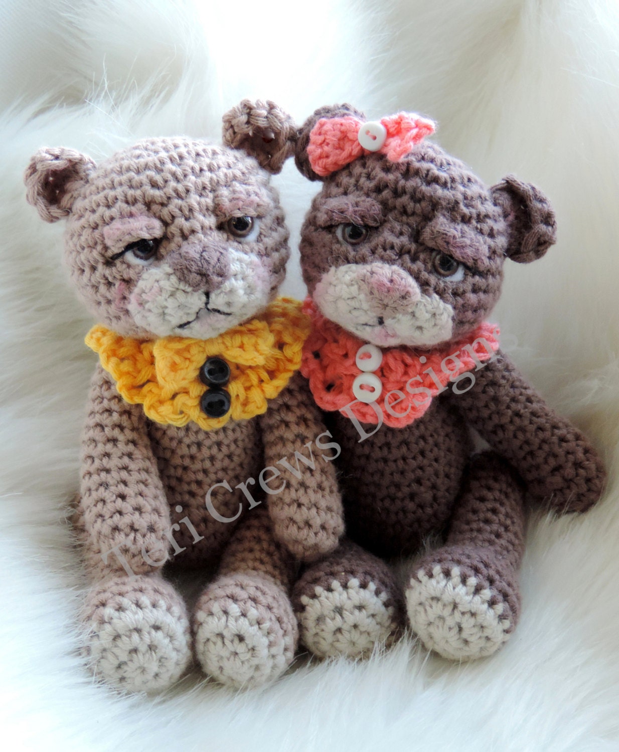 Crochet mini bear
