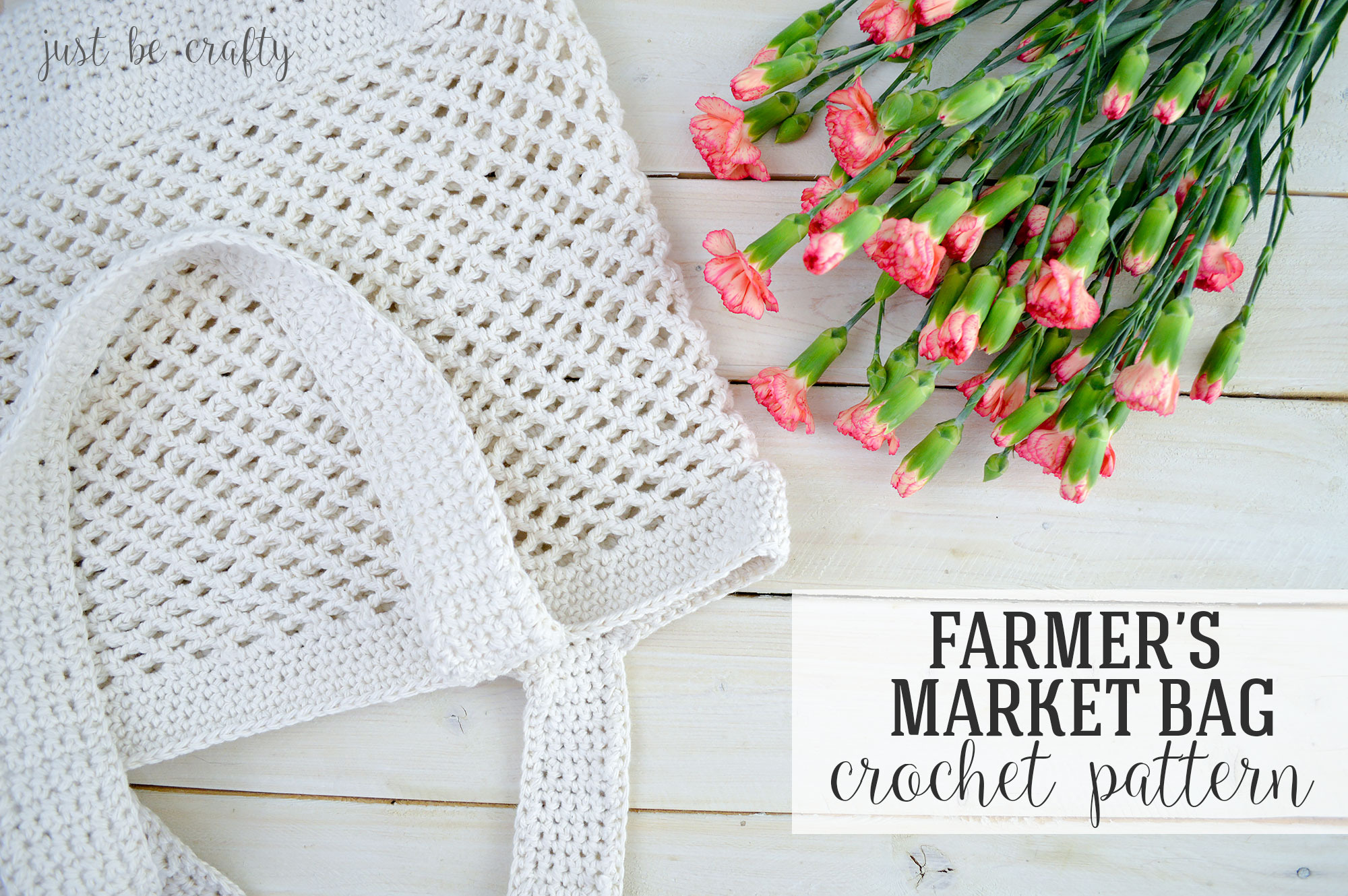 Crochet farmer's market bag pattern
