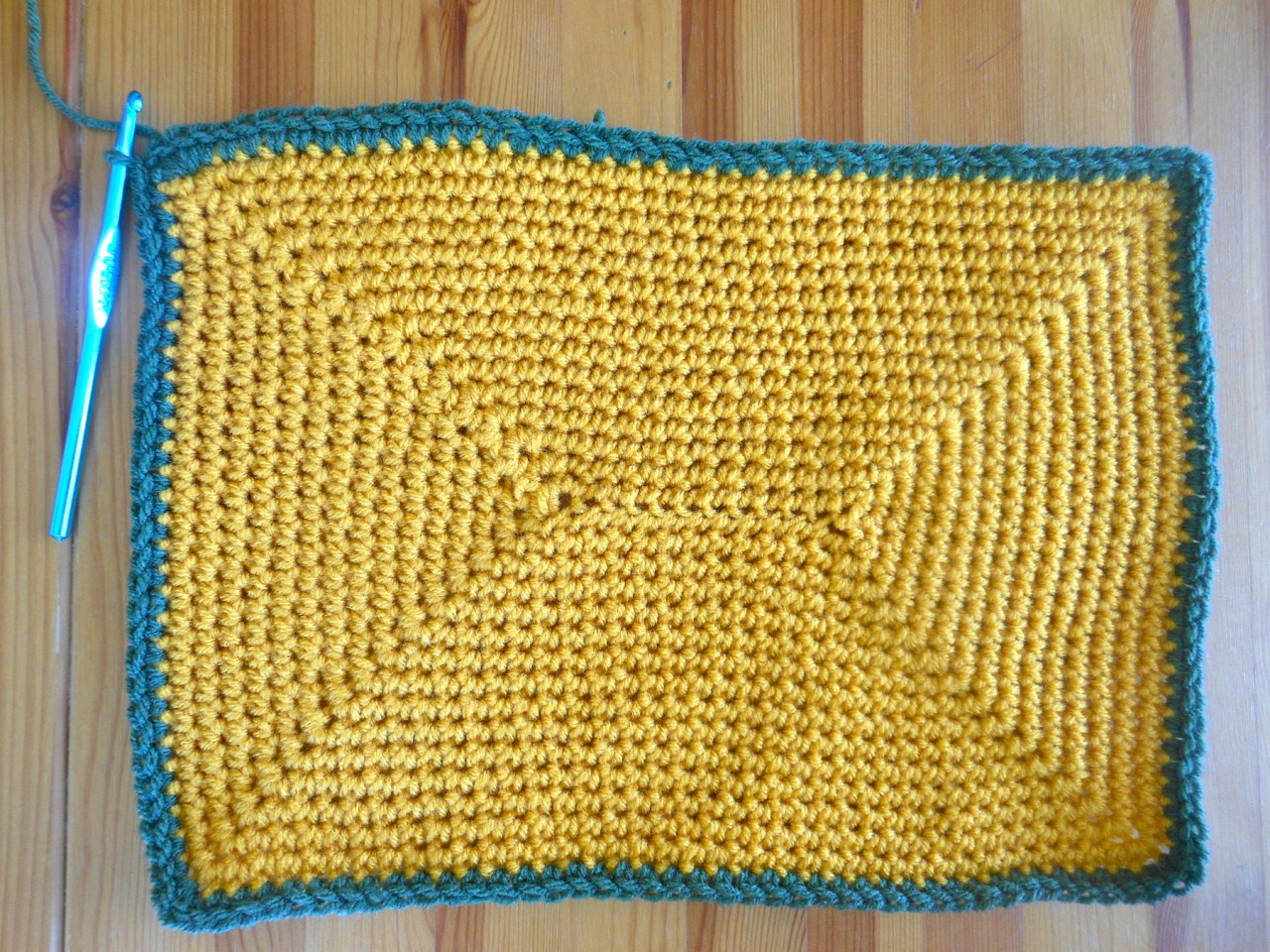 Crochet rectangle placemat patterns