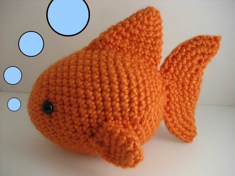 Crochet goldfish pattern