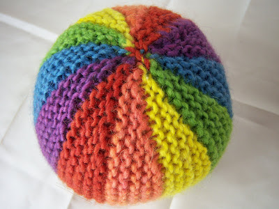 Crochet beach ball