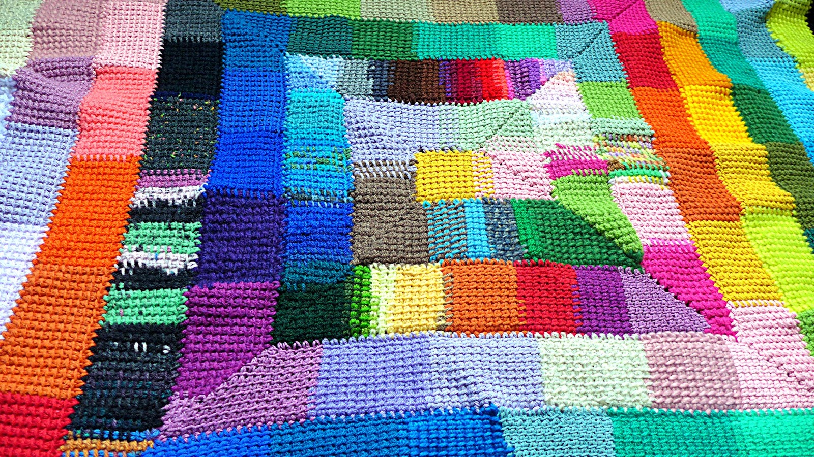 Crochet 10 stitch blanket