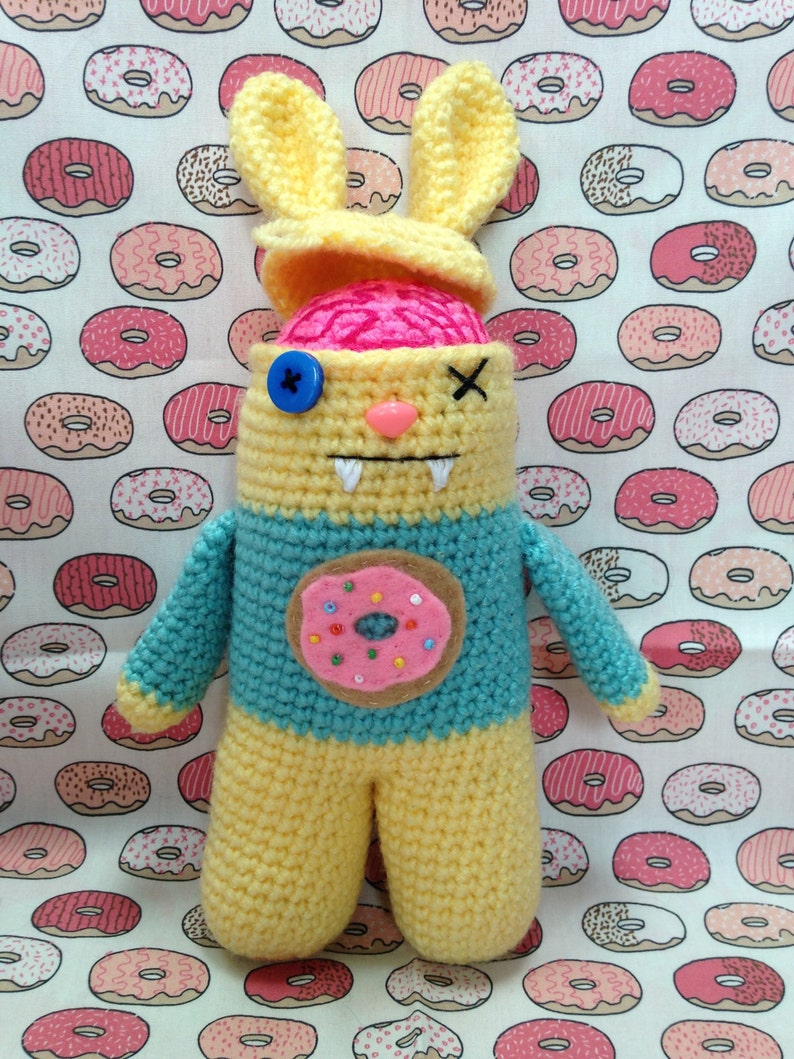 Zombie Bunny Crochet Pattern