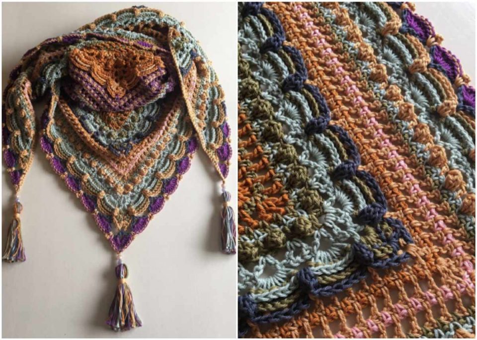 Lost in time shawl video tutorial