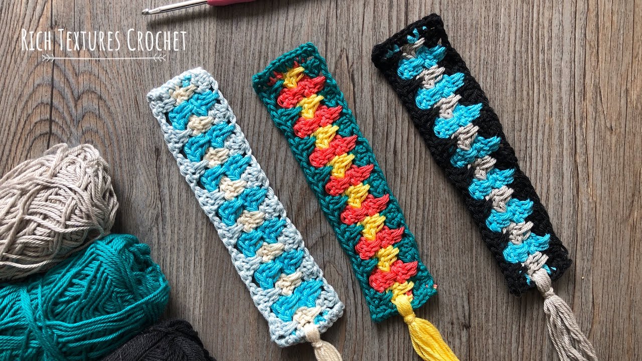 Youtube crochet bookmark