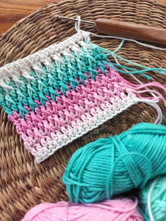 Alpine crochet stitch