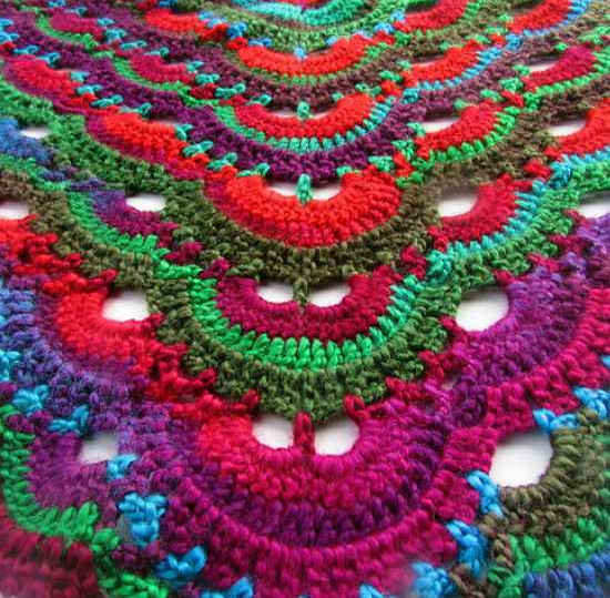 Virus shawl pattern free