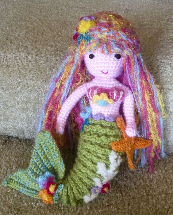 Mermaid crochet pattern free