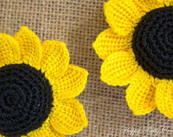 Sunflowers crochet