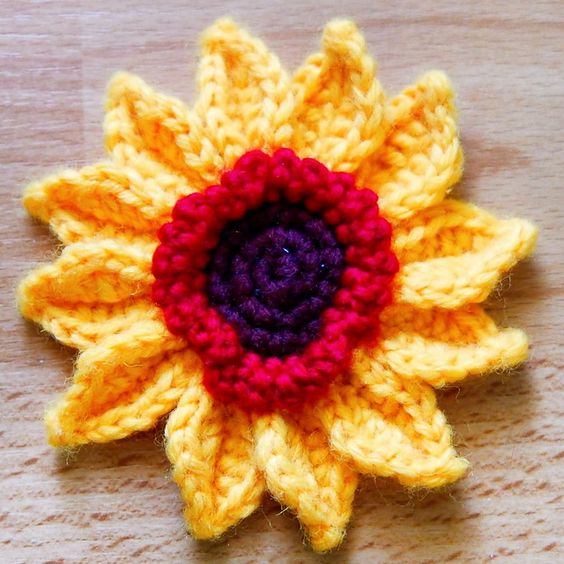 Ravelry sunflower crochet