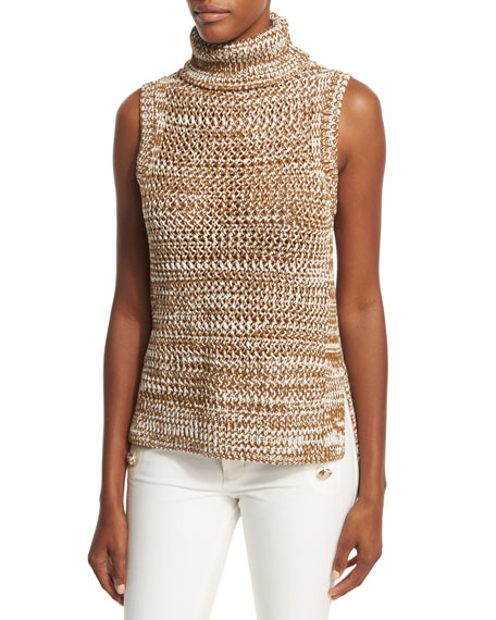 Crochet turtleneck top