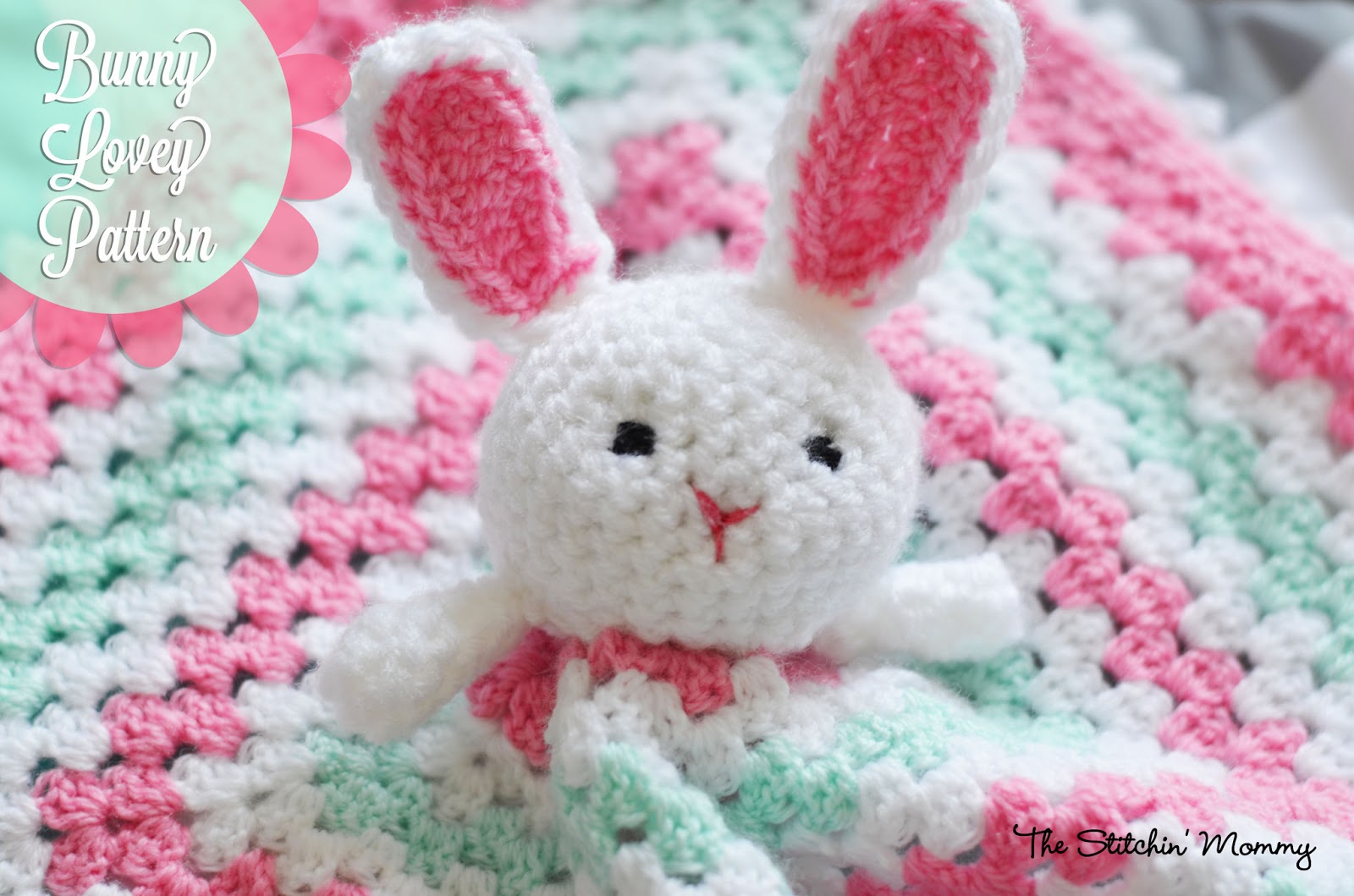 Crochet bunny blanket pattern