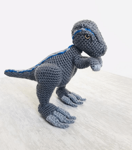 Crochet Velociraptor Dinosaur Pattern By Sayens Crochet Store