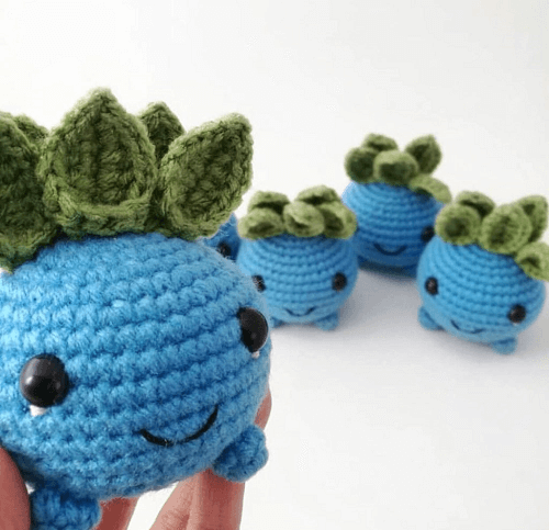 Oddish Crochet Pattern By Knot Bad