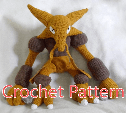 Alakazam Crochet Pattern By The Quaint Cuddlefish