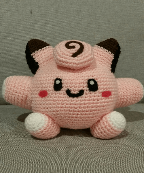 Clefairy Crochet Pattern By May Goh