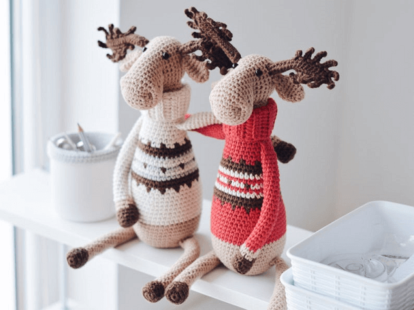 Crochet Moose Pattern By Firefly Crochets