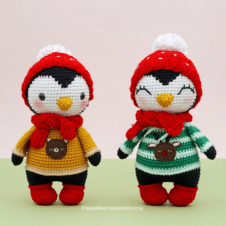 Crochet Christmas Penguin Amigurumi Pattern By Tites Mains De Khuccay