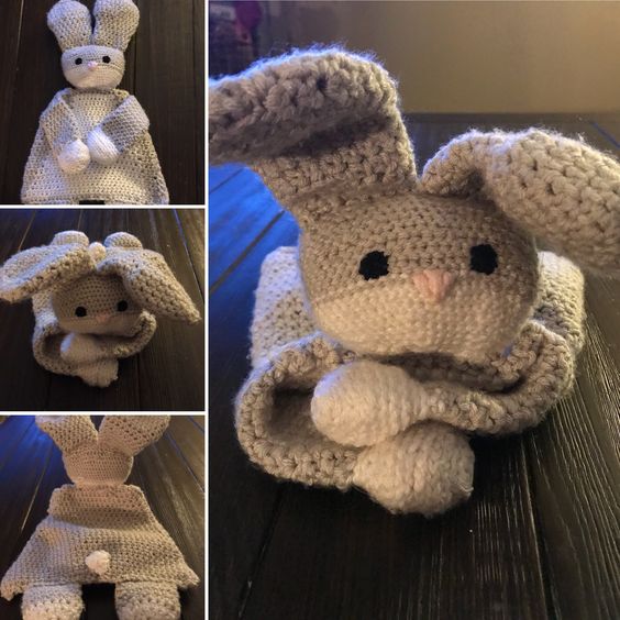 Crochet rag doll animals