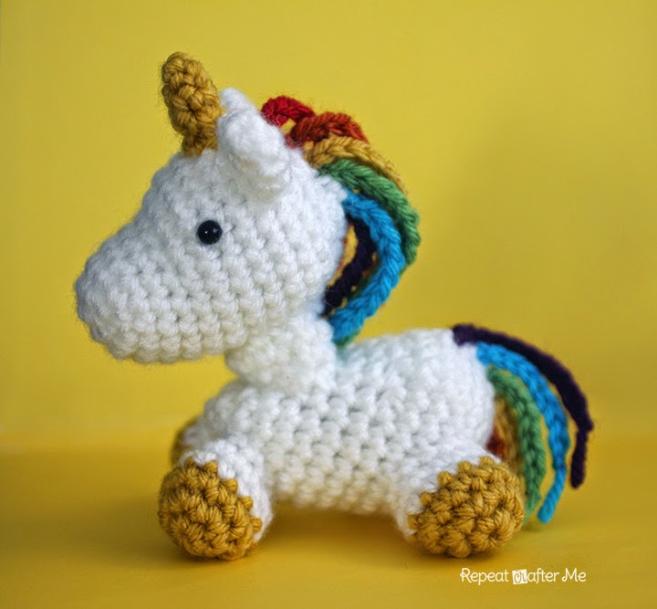 Unicorn crochet free pattern