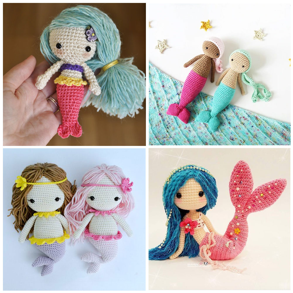 Mermaid amigurumi pattern