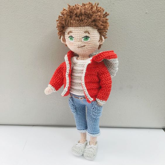 Amigurumi boy doll free pattern