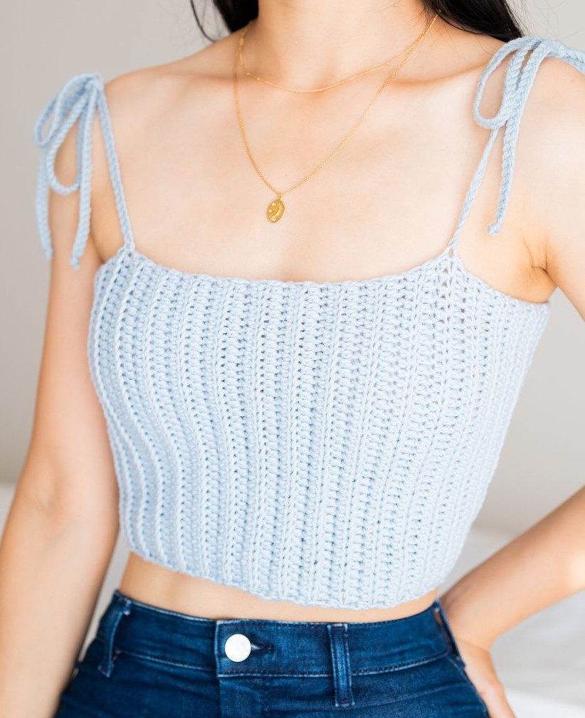 Crochet crop top pattern