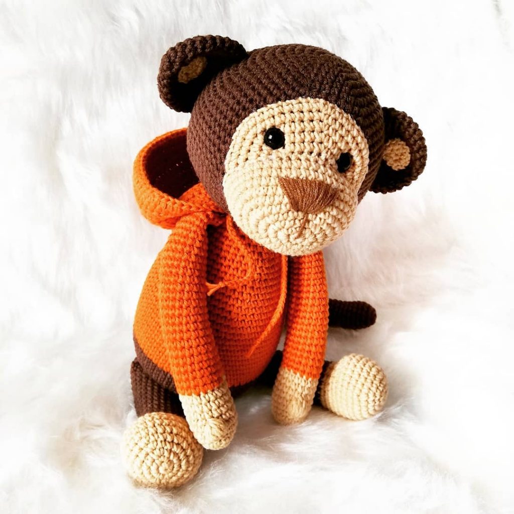 Crochet monkey pattern free