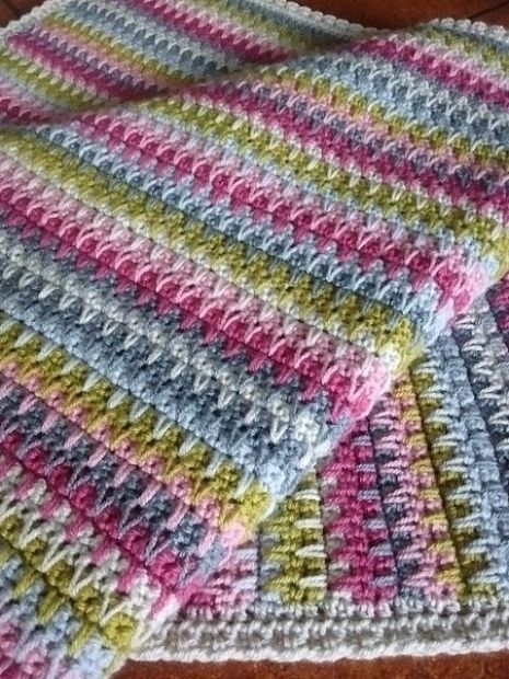 Leaping stripes and blocks blanket