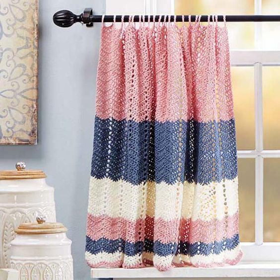 Crochet curtains free pattern