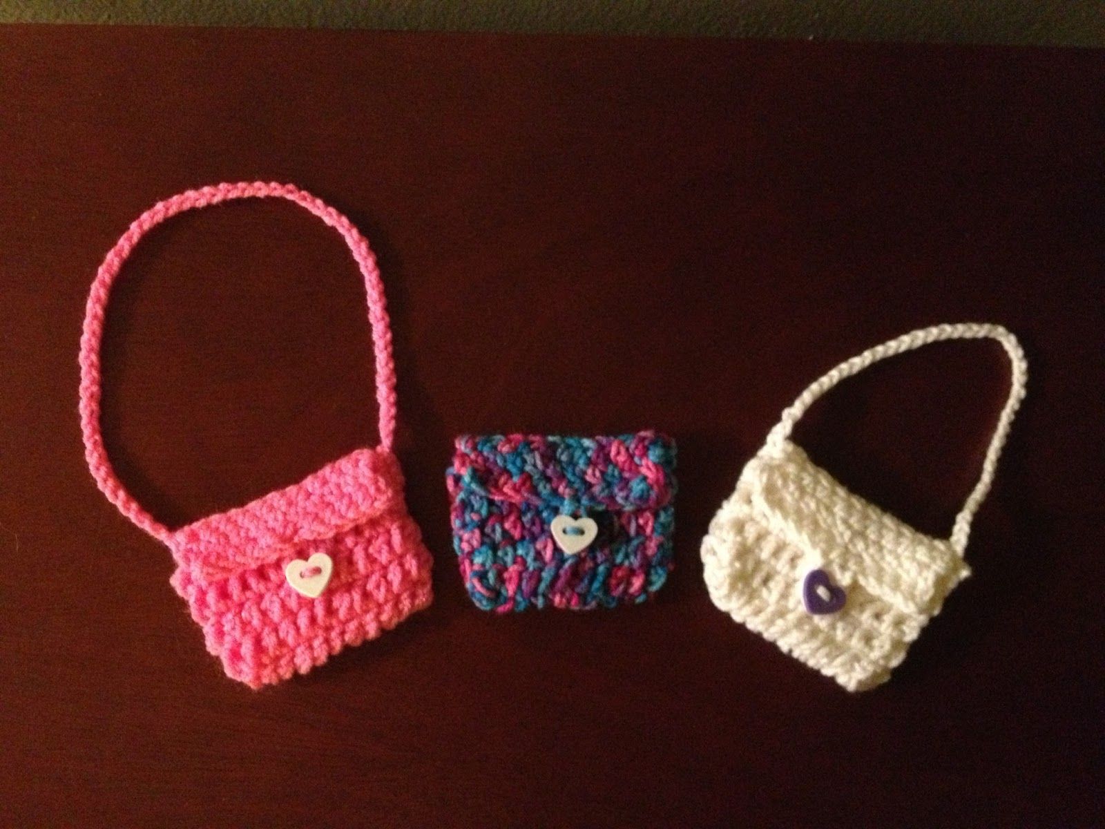 Crochet doll purse pattern free