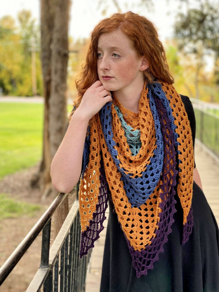 Crochet Aurora Shawl Pattern