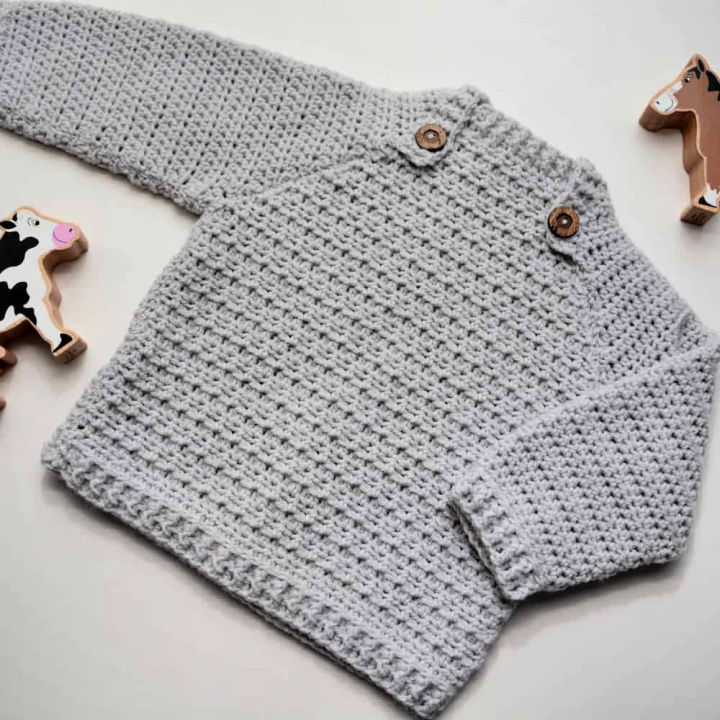 Crochet Baby Boy Sweater Pattern