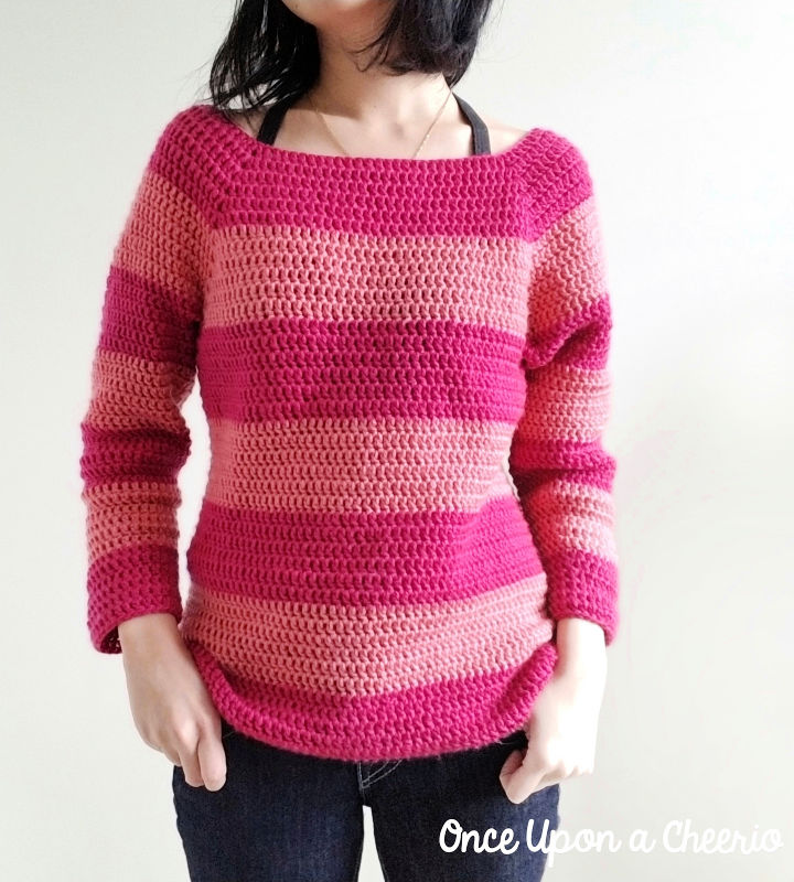 Cheshire Dreams Sweater Crochet Pattern
