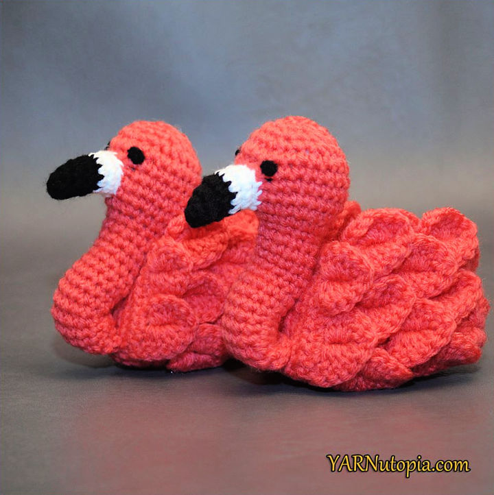 Crochet Flamingo Feet Baby Booties