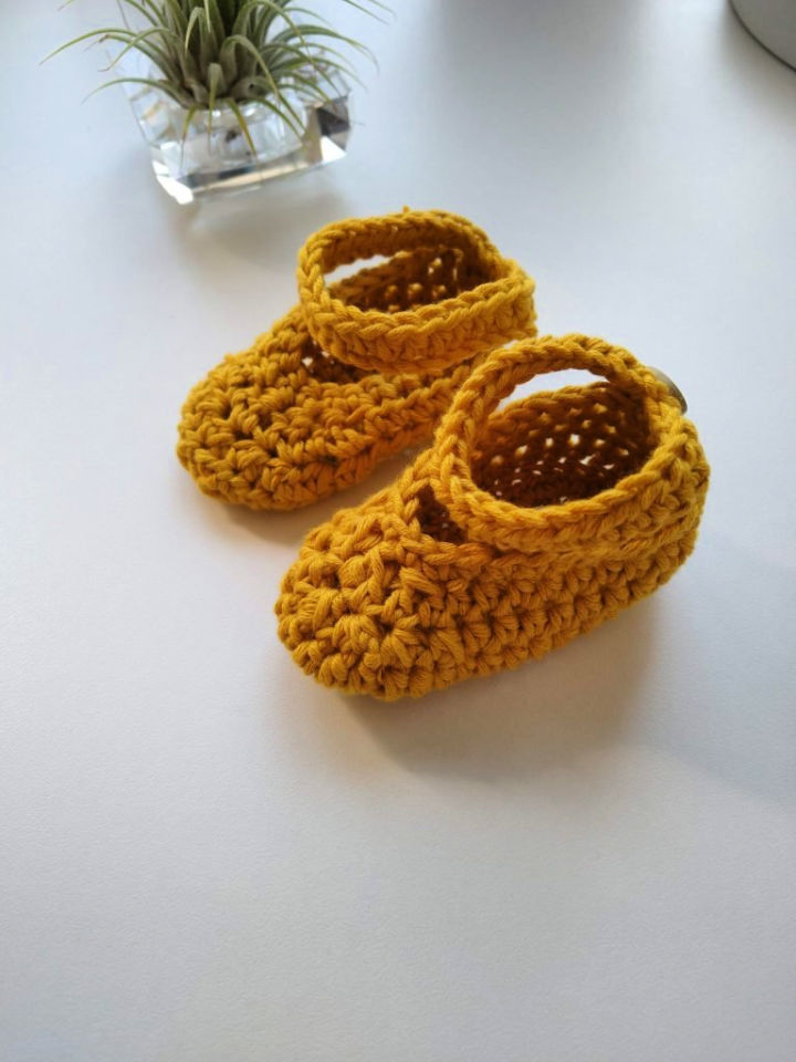 Easy Crochet Baby Shoes for Beginner