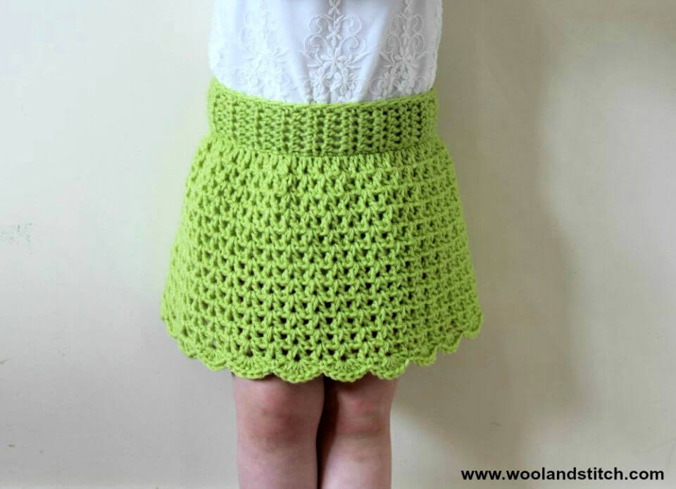 Mini Kids Summer Skirt Crochet Pattern