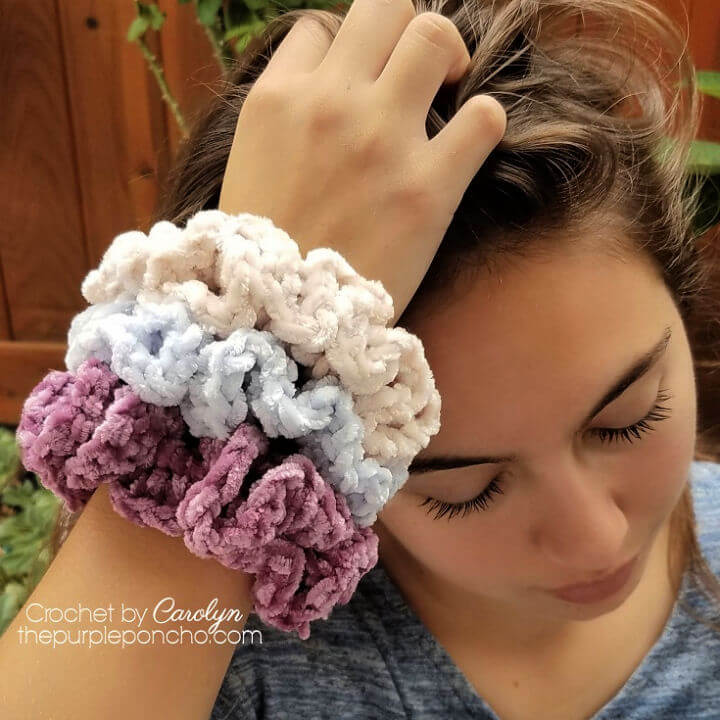 Free Crochet Scrunchie Pattern