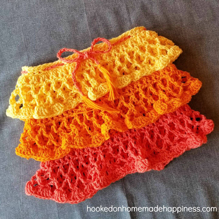Girl’s Ruffled Crochet Skirt