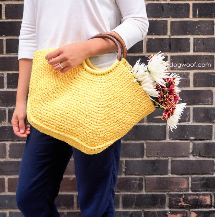 How to Crochet Riviera Tote Bag Free Pattern