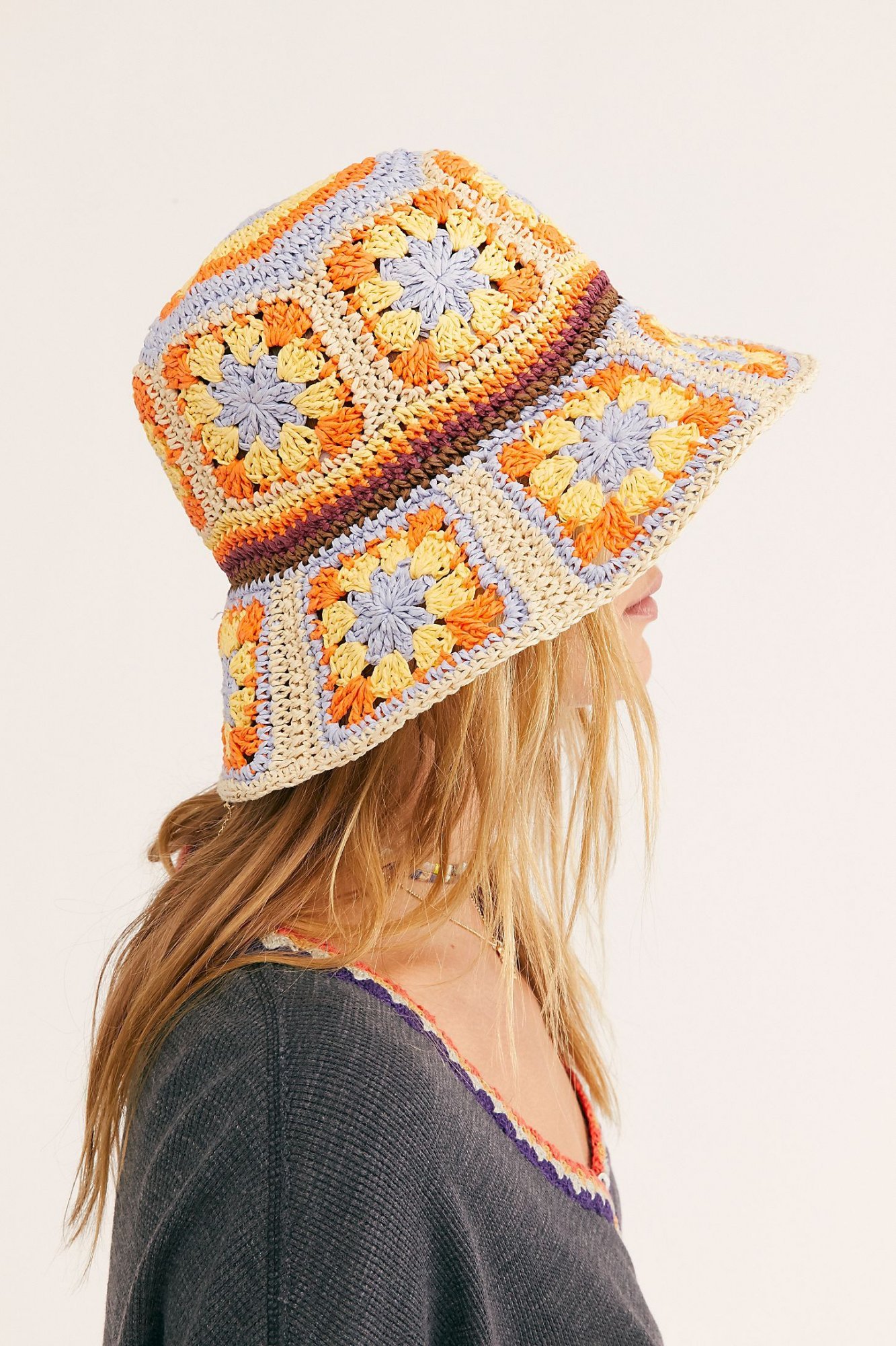 Granny bucket hat » Weave Crochet