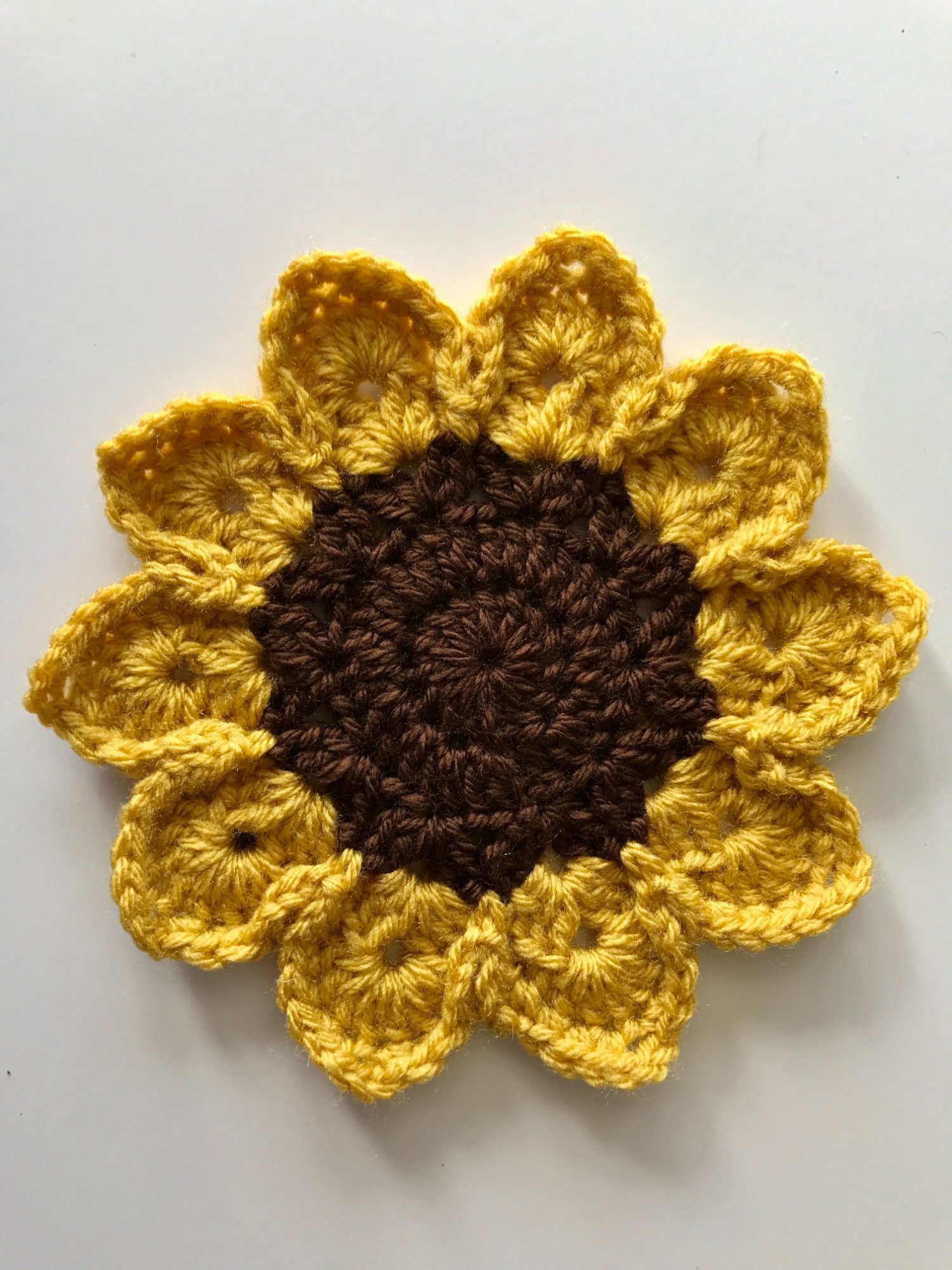 Sunflower crochet pattern free