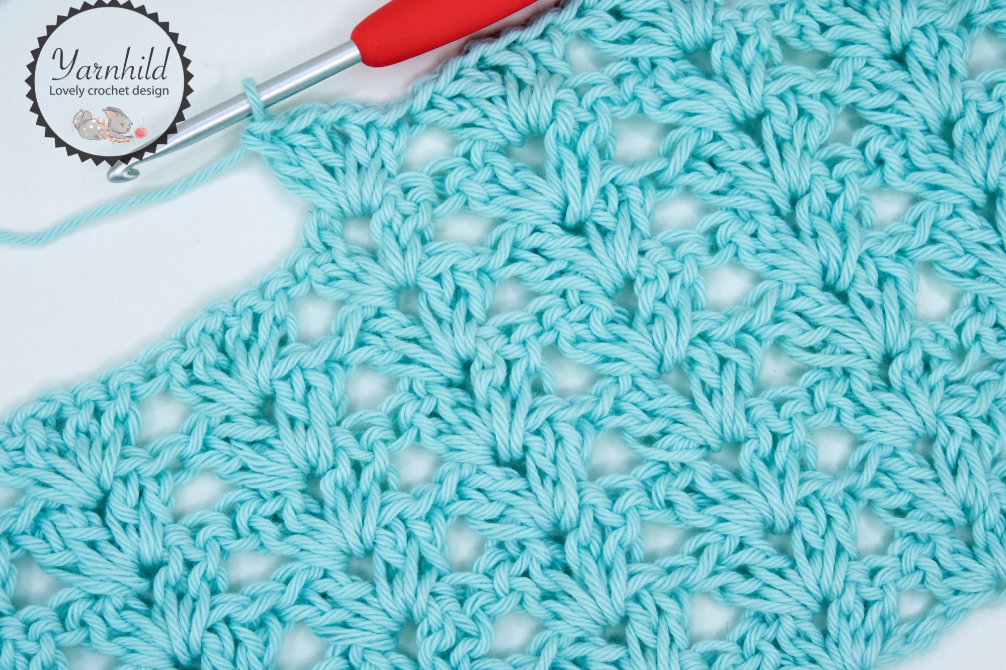 Crochet iris stitch