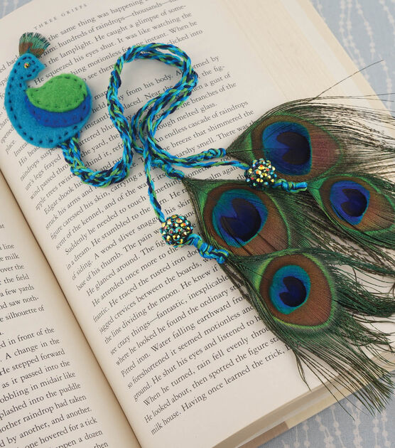 Peacock bookmarks
