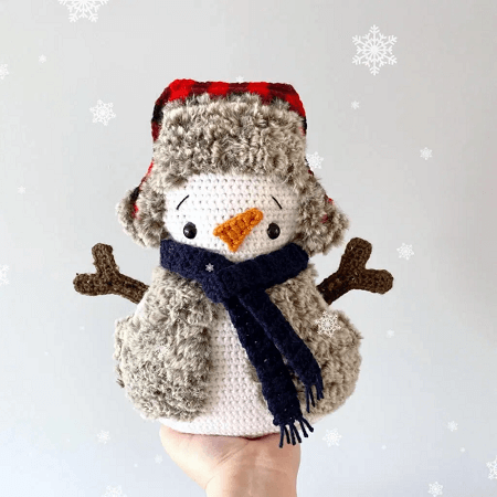 Cozy Snowman Free Crochet Pattern By Spin A Yarn Crochet