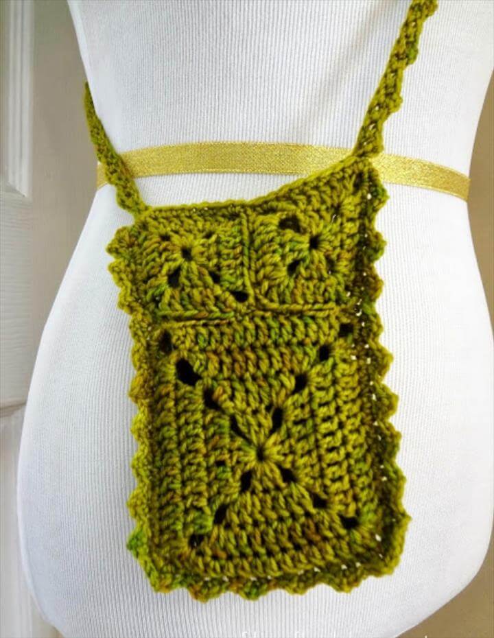 Crocheted Small Summer Purse