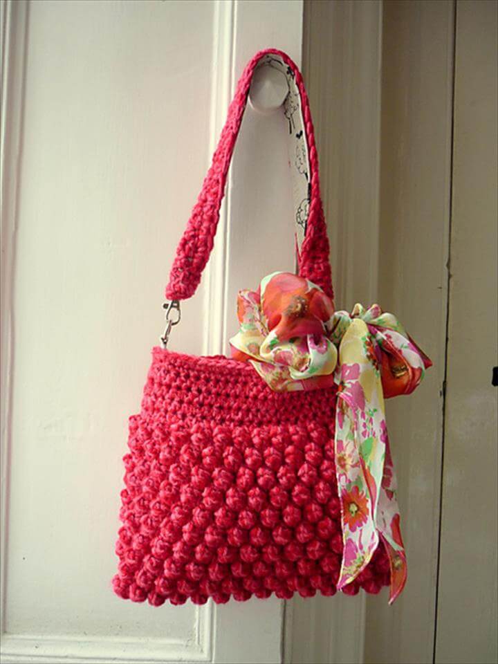 Raspberry Bag Crochet Pattern
